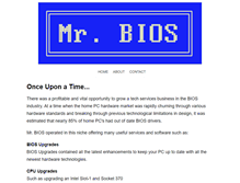 Tablet Screenshot of mrbios.com